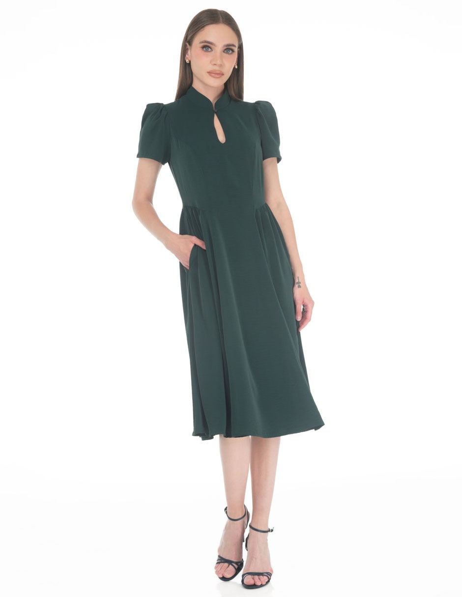 Vestido midi casual para mujer Vestido midi casual para mujer