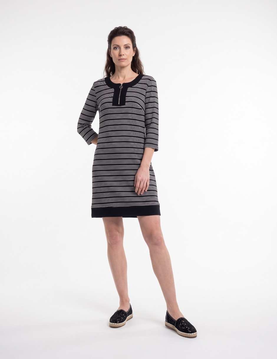 Vestido arriba rodilla casual para mujer 3