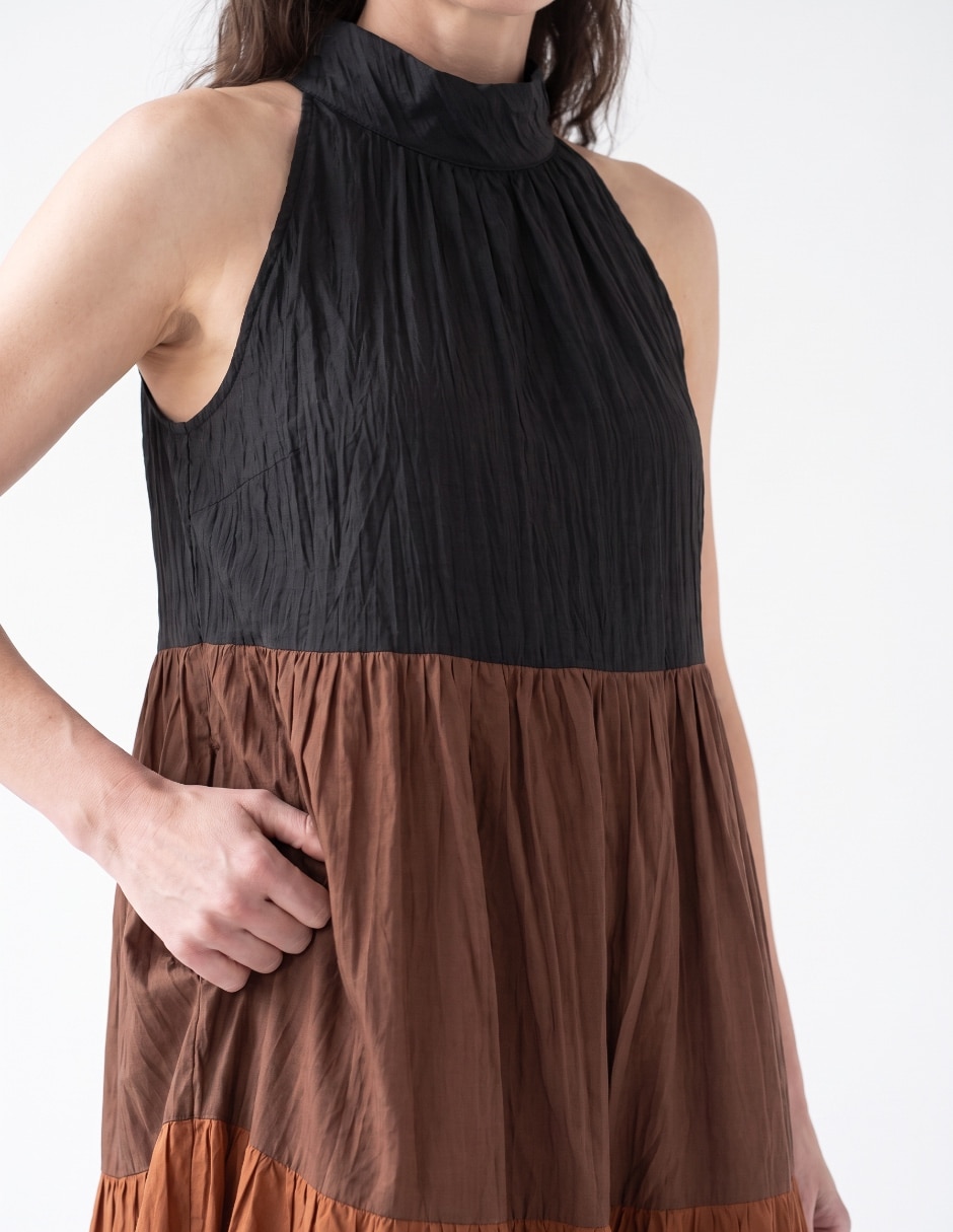 Vestido 3/4 casual para mujer 4
