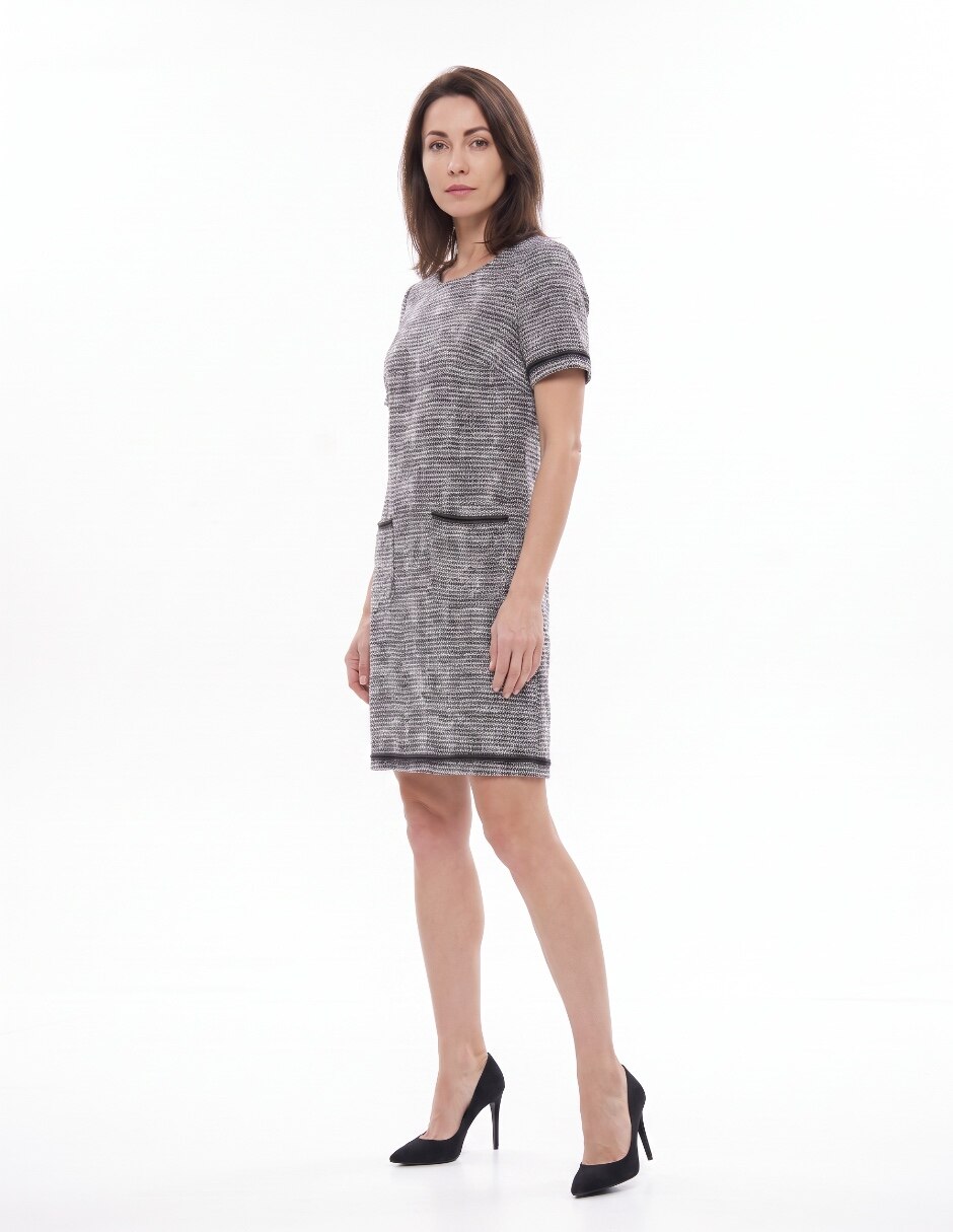 Vestido a la rodilla casual para mujer