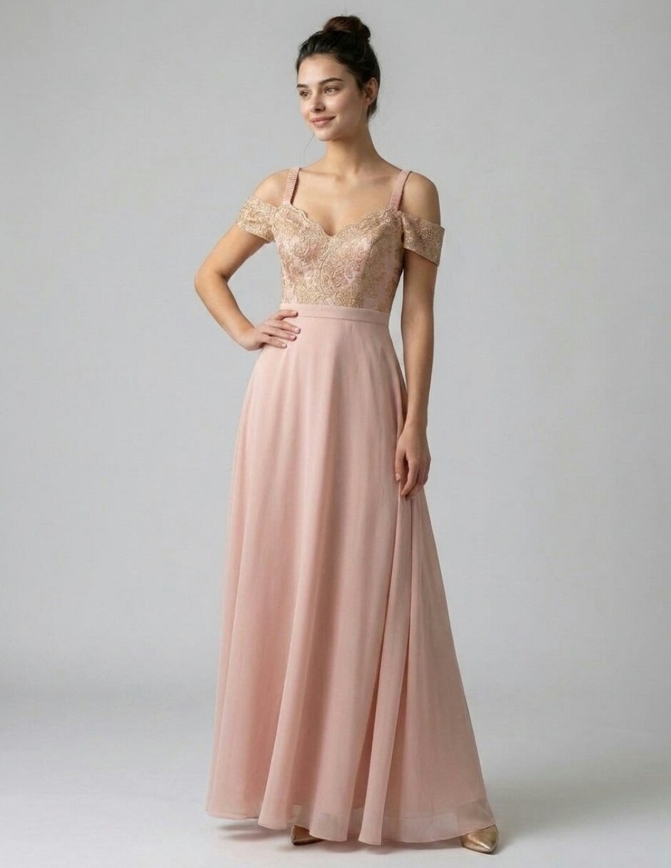 Vestido largo formal para mujer 2