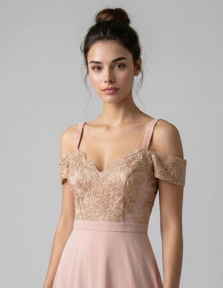 Vestido largo formal para mujer 3