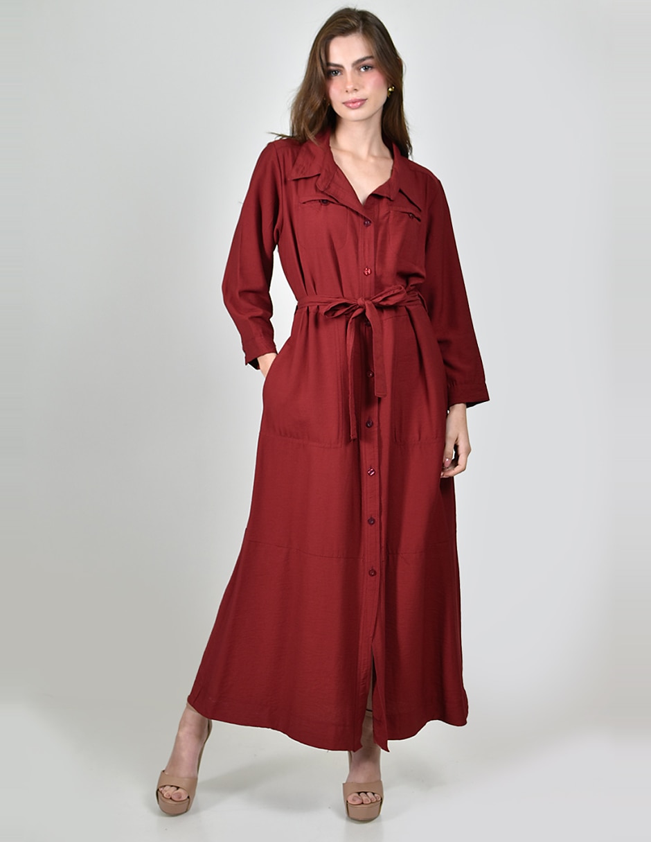 Vestido midi casual para mujer Vestido midi casual para mujer