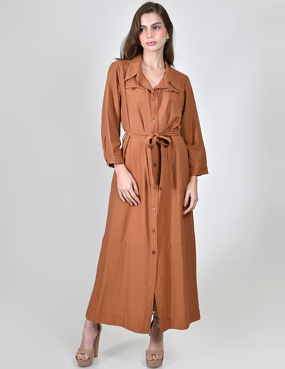 Vestido midi casual para mujer Vestido midi casual para mujer