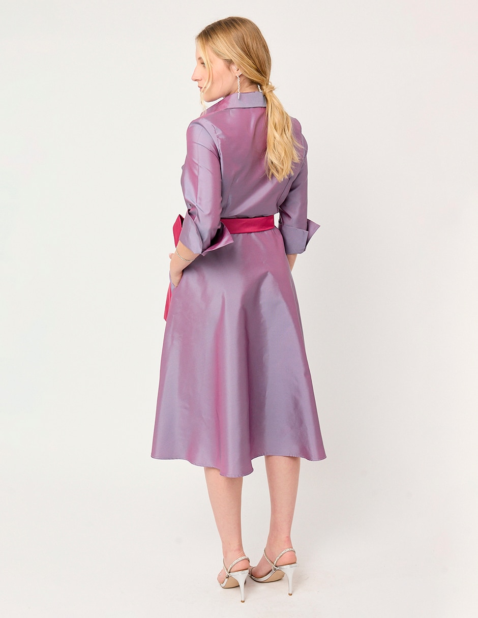 Vestido midi de fiesta bath para mujer 5