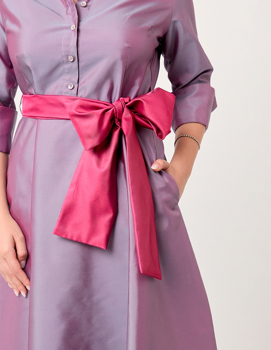 Vestido midi de fiesta bath para mujer 9
