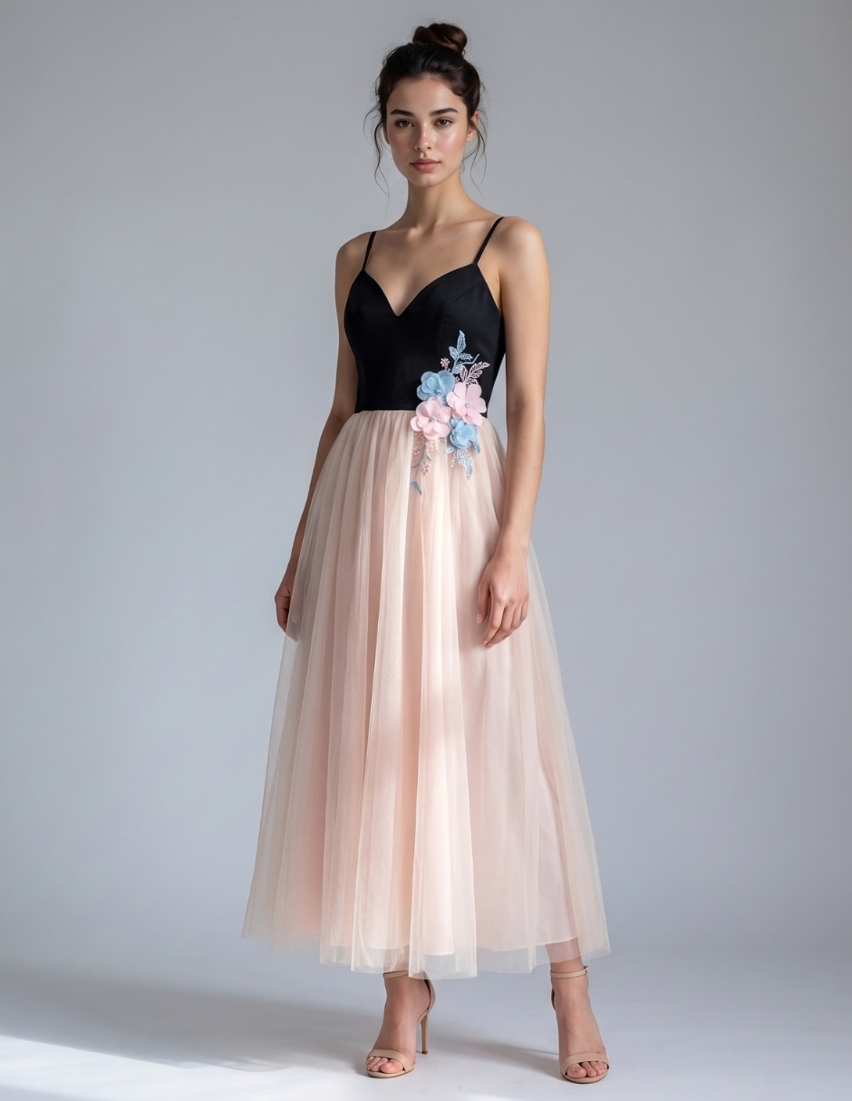 Vestido largo de fiesta para mujer