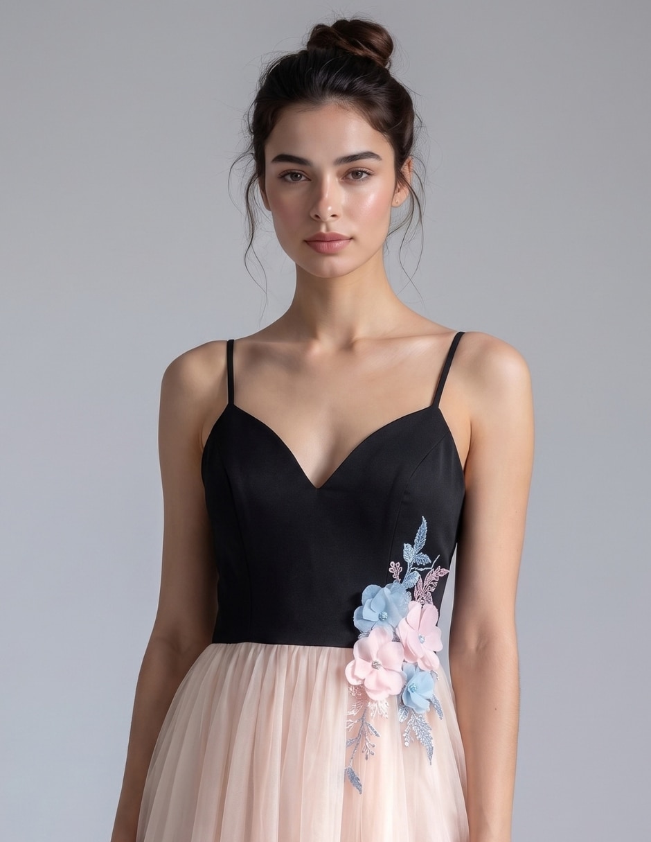 Vestido largo de fiesta para mujer