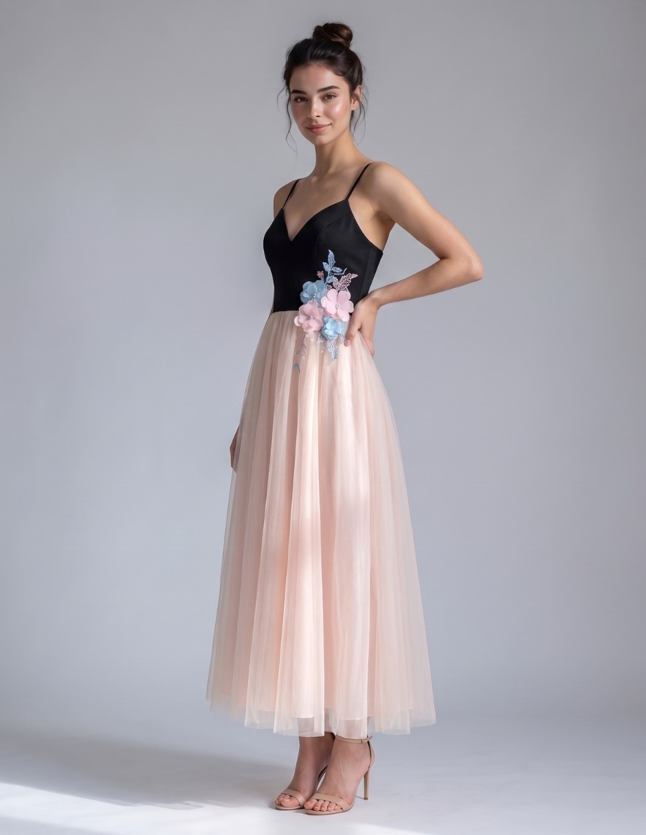 Vestido largo de fiesta para mujer