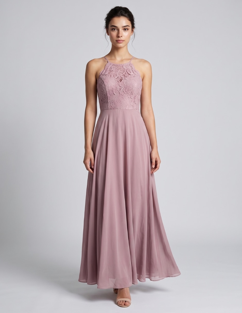 Vestido largo de fiesta para mujer