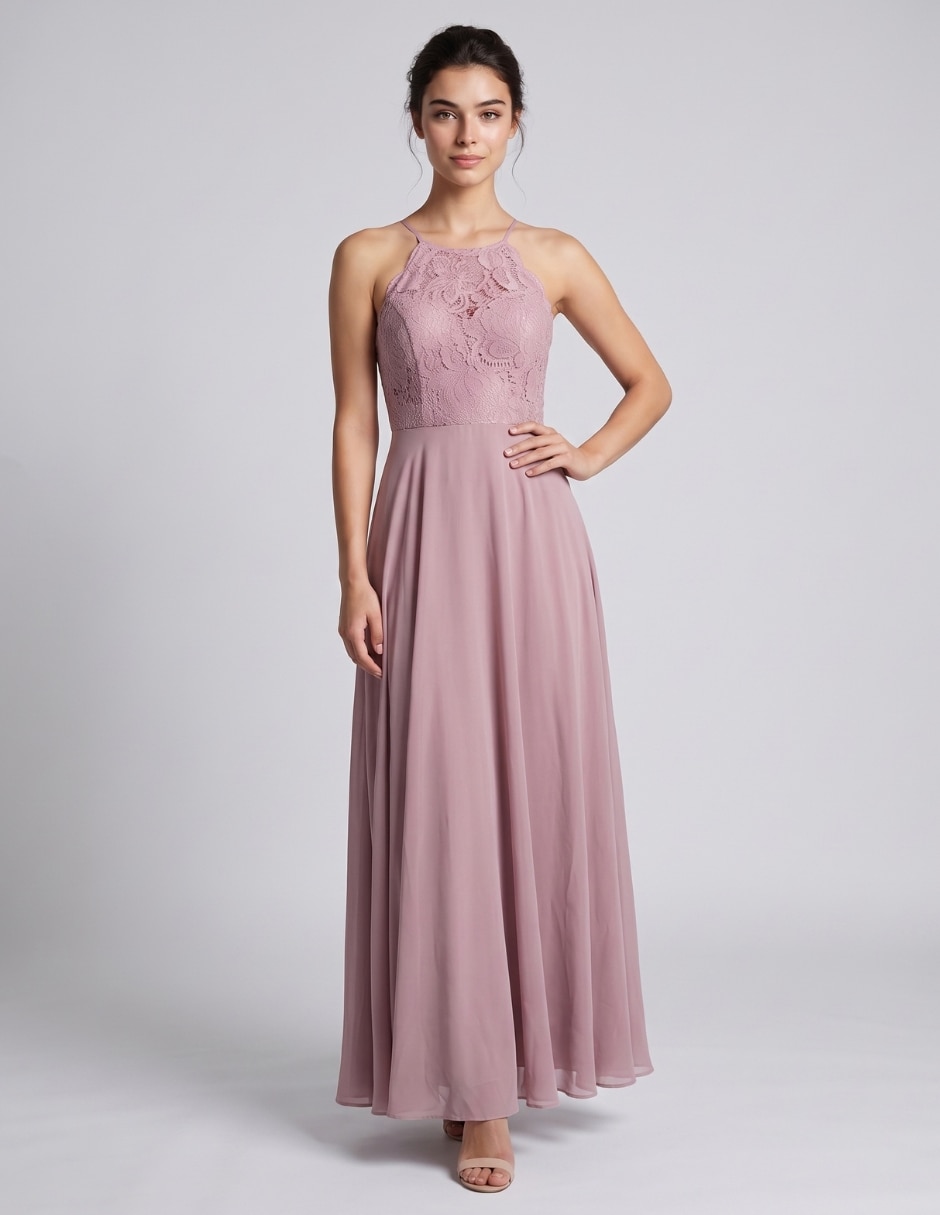 Vestido largo de fiesta para mujer