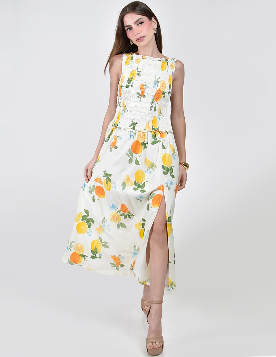 Vestido midi casual para mujer