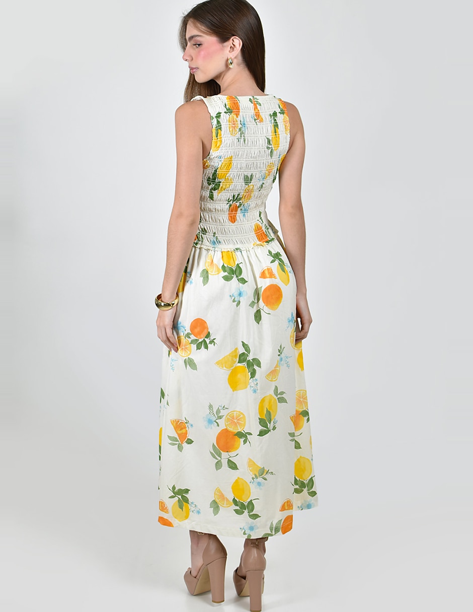 Vestido midi casual para mujer
