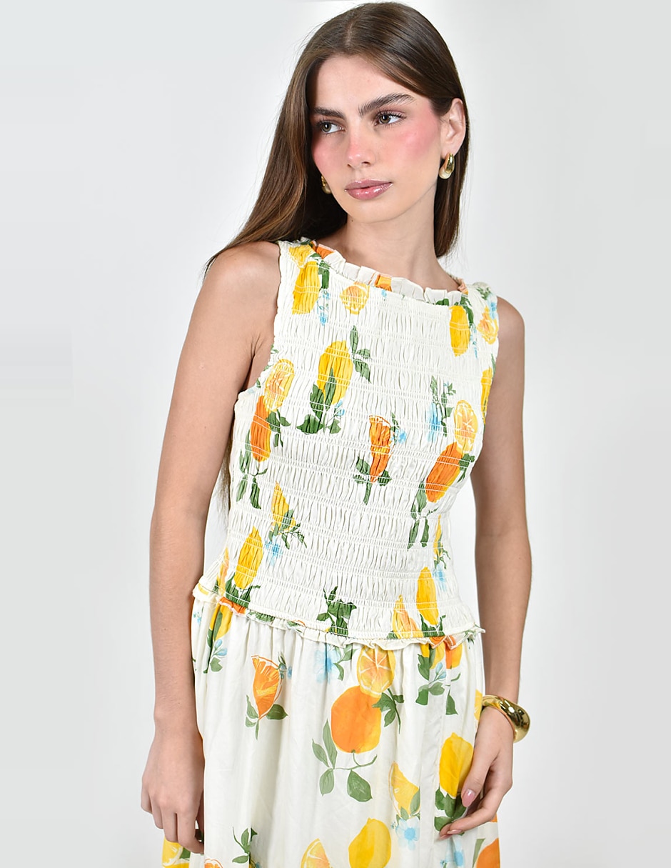 Vestido midi casual para mujer
