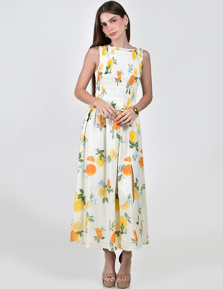 Vestido midi casual para mujer