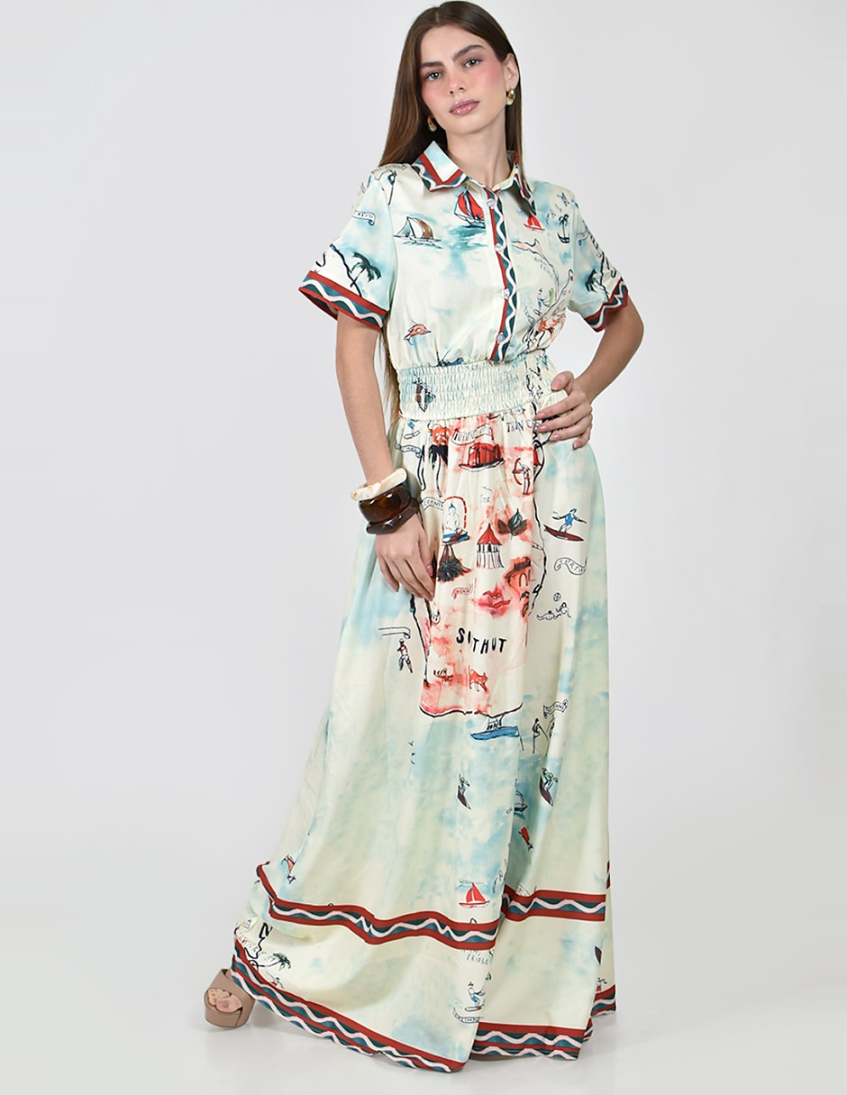 Vestido Largo Casual No aplica para mujer