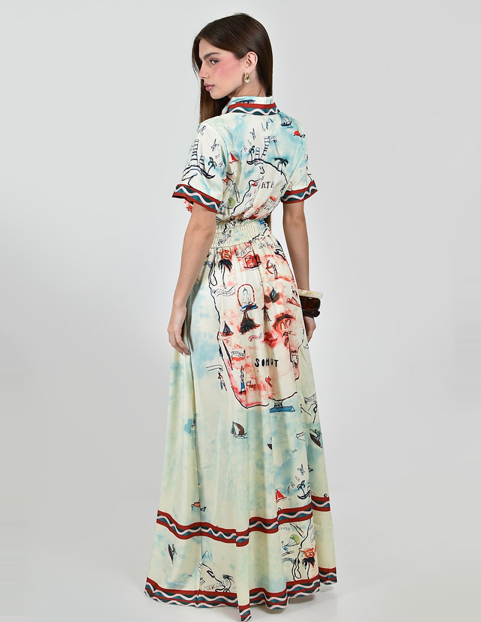 Vestido Largo Casual No aplica para mujer