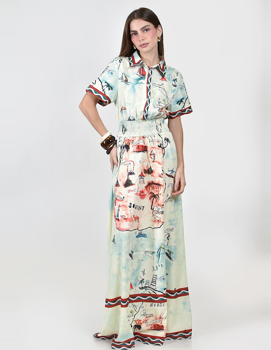 Vestido Largo Casual No aplica para mujer