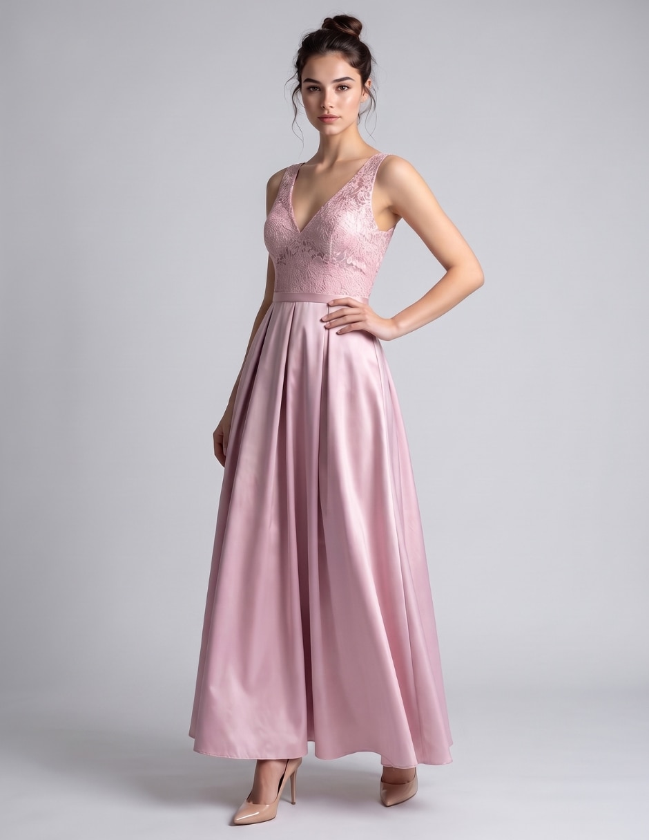 Vestido largo de fiesta para mujer 4