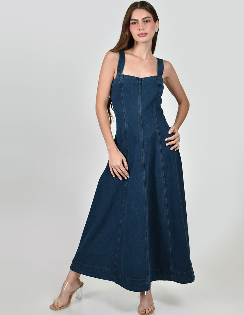 Vestido largo casual para mujer