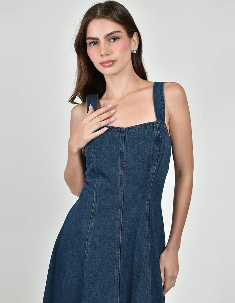 Vestido largo casual para mujer 4