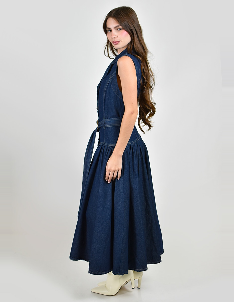 Vestido largo casual para mujer 2