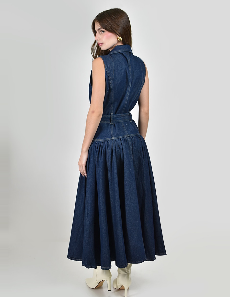 Vestido largo casual para mujer 3