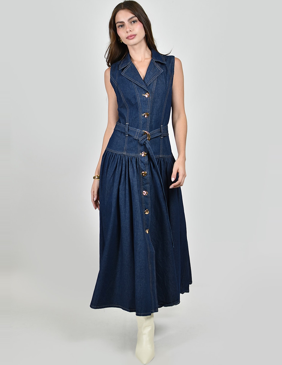 Vestido largo casual para mujer 5