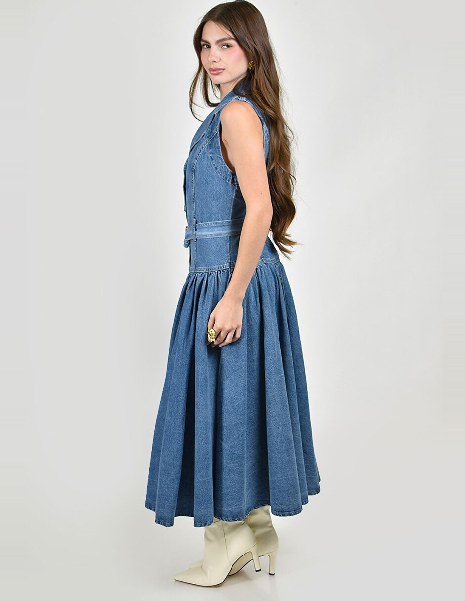 Vestido largo casual para mujer 2