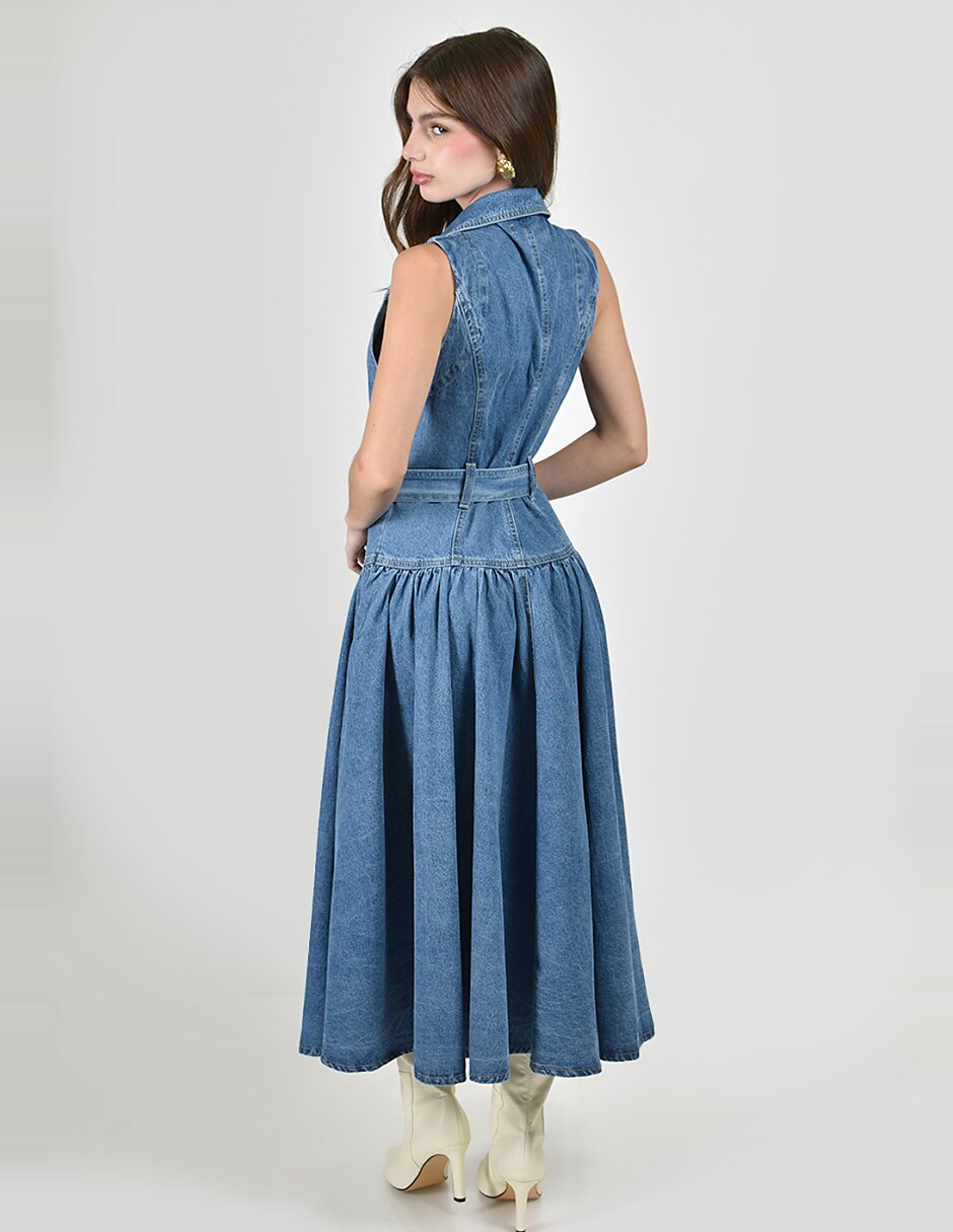 Vestido largo casual para mujer 3