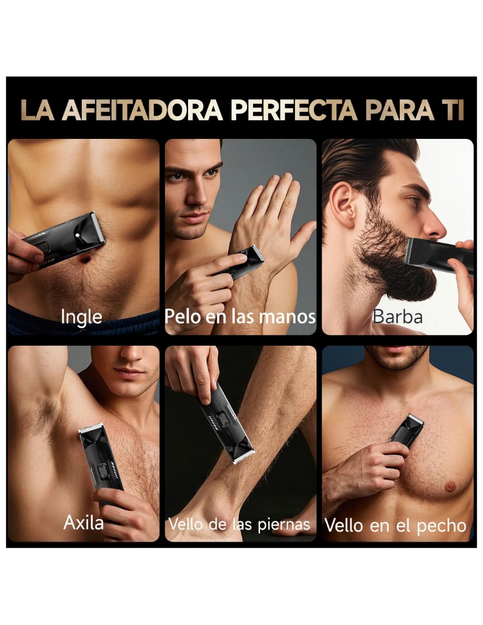 Recortadora de vello facial y corporal Genérica