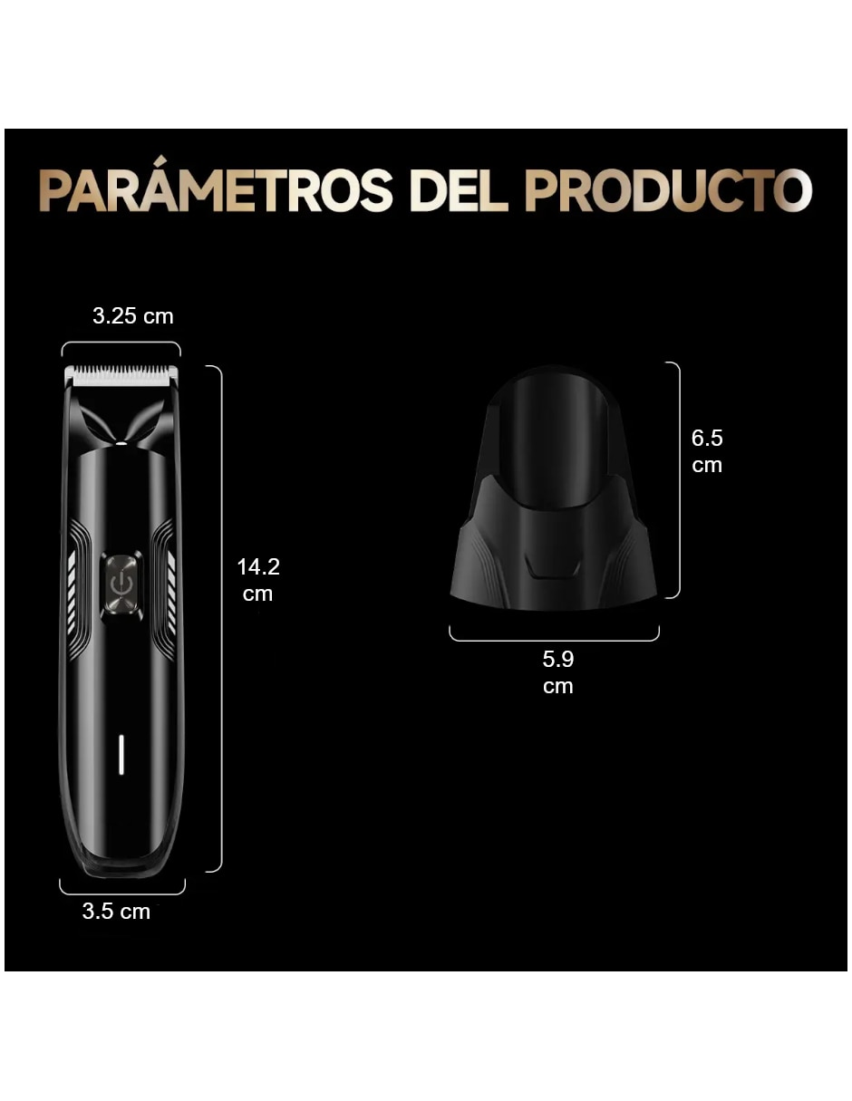 Recortadora de vello facial y corporal Genérica