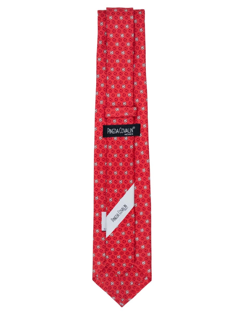 Corbata regular de seda estampado gráfico para hombre 4